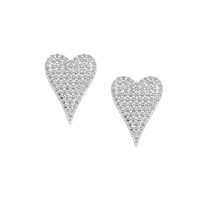 Orecchini Amen Donna Amore in Argento Zirconia EHLUBBZ - EHLUBBZ